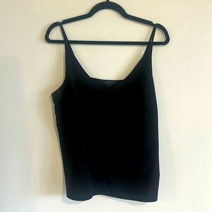 Black V Neck Tank